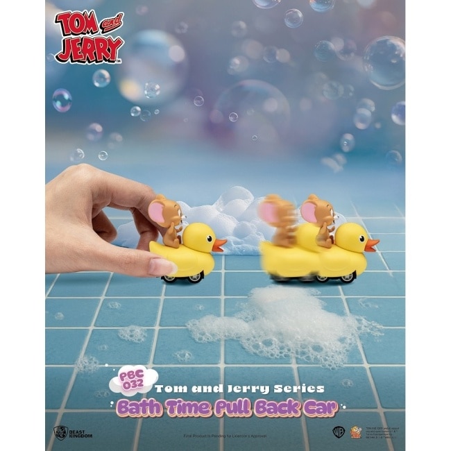 PBC-032 湯姆貓與傑利鼠 沐浴時光迴力車 盲盒套組(6入)