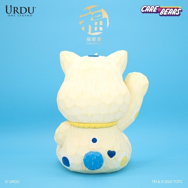 URDU x CARE BEARS 彩虹熊 福部屋系列 UNLOCK THE MAGIC 招財貓-Grumpy