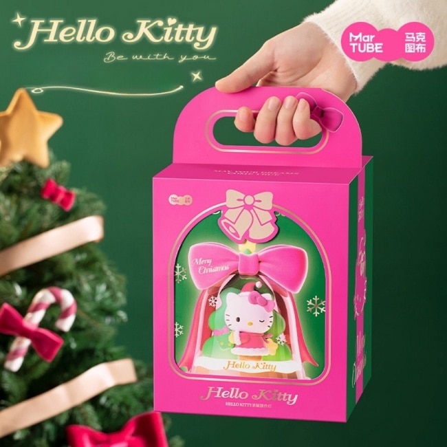 MarTube 馬克圖布 三麗鷗 小夜燈 Hello Kitty 聖誕裝 image