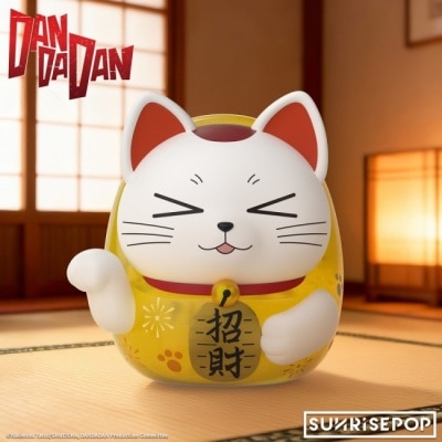 SUNRISE - SUNRISEPOP 膽大黨 達摩系列 存錢筒 高速婆婆(貓版) 招財黃