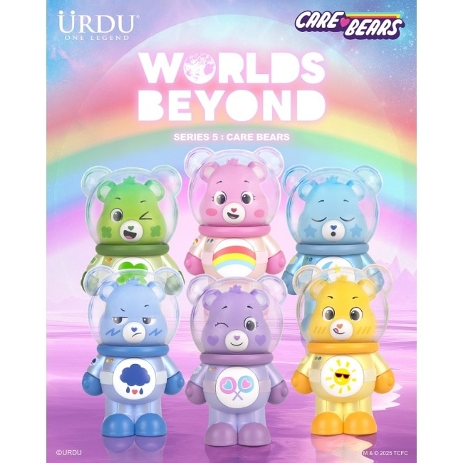 野獸國, URDU x CARE BEARS 彩虹熊超越世界系列S5 盲盒套組(6入