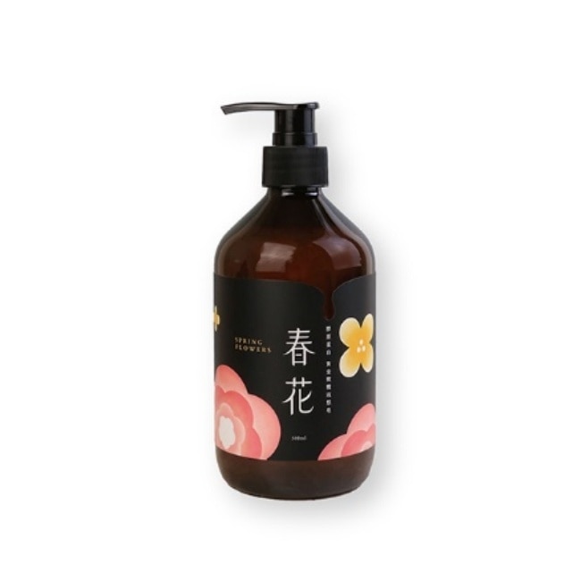 臺灣茶摳春花黃金橄欖液態皂-500ml image