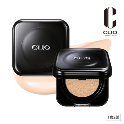 CLIO 珂莉奧 - 珂莉奧 黑鑽裸光濾鏡氣墊粉餅 SPF40， PA++(19N白皙色)(15gx2)