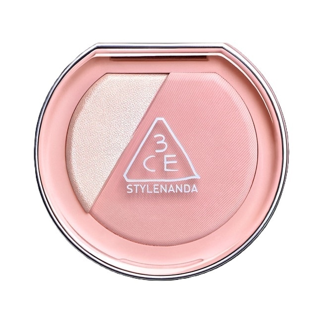 3CE 3D打亮腮紅盤 #LAZY TALK 半熟白桃 4.3g