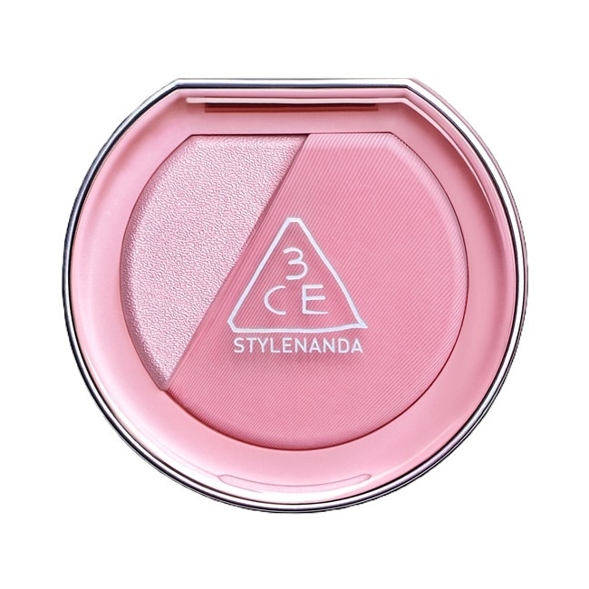 3CE 3D打亮腮紅盤 #SLICK雨時落櫻 4.3g