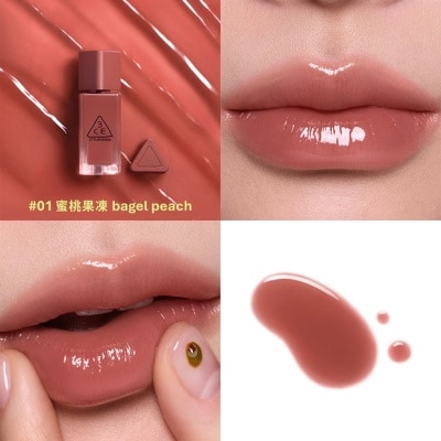 3CE - 3CE果凍護唇蜜 #01蜜桃果凍 4g #小果凍