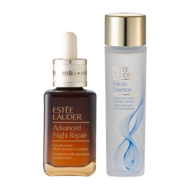 【ESTEE LAUDER 雅詩蘭黛】特潤超導全方位修護露 50ml+微分子肌底原生露 100ml 公司貨 小棕瓶