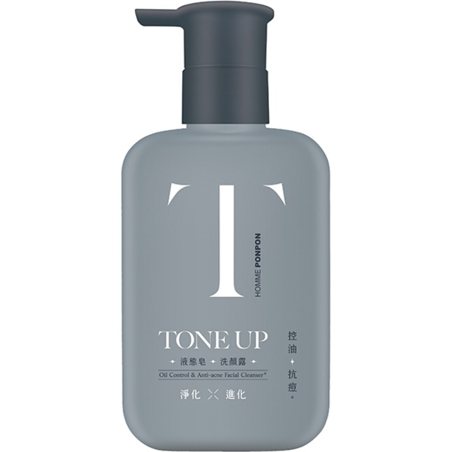 澎澎MAN TONE UP-液態皂洗顏露-控油抗痘150g