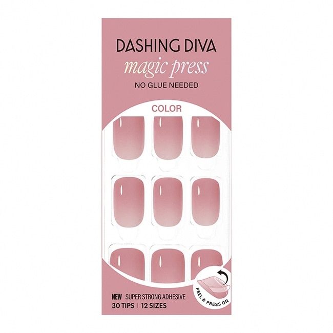 Dashing Diva/C 薄型素色美甲片-粉嫩暈染-30片