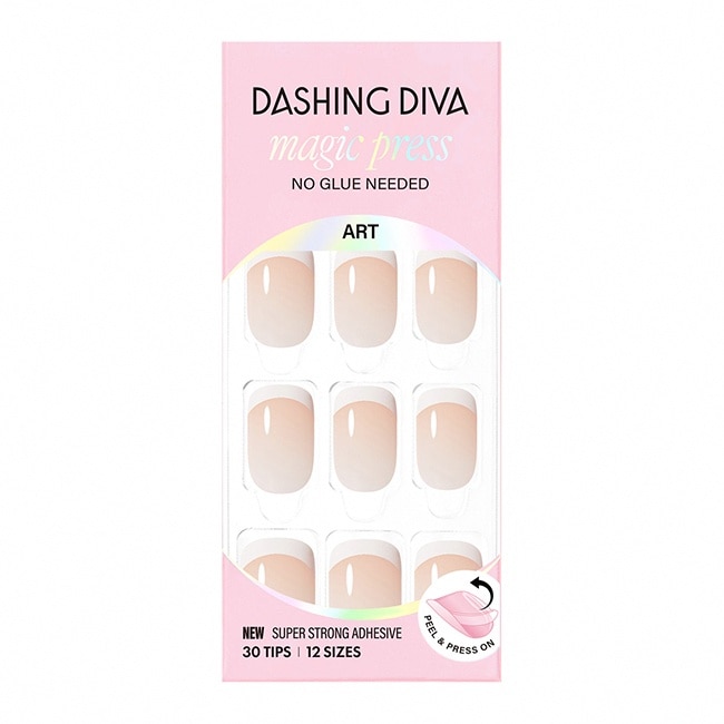Dashing Diva/M 薄型經典美甲片-優雅法印-30片