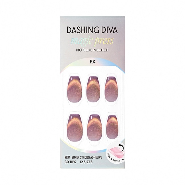 Dashing Diva/D 造型設計美甲片-暮紫花影-30片