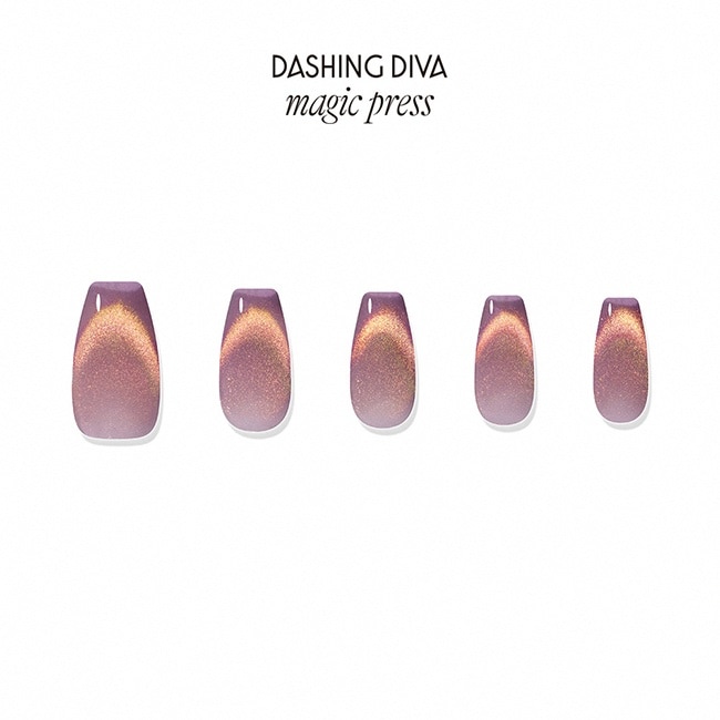 Dashing Diva/D 造型設計美甲片-暮紫花影-30片