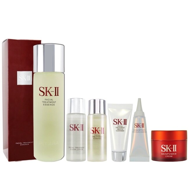 SKII青春露230ml(贈潔面乳20g+青春露30ml+亮采水30ml+活膚霜15g+精華10ml)