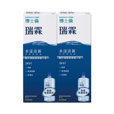 Bausch Lomb博士倫 - 博士倫瑞霖水漾清新多效保養液500ml*2