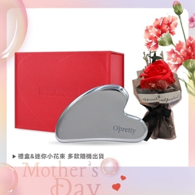 OPRETTY - O’Pretty 歐沛媞 深層紓壓禮盒[太赫茲能量刮痧板+祝福禮盒+小花束]-母親節限定媽咪美力逆齡組