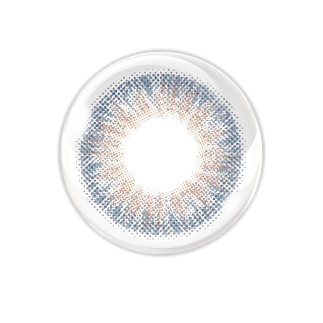 1.00愛能視彩色月拋隱形眼鏡2入-月熒藍 image