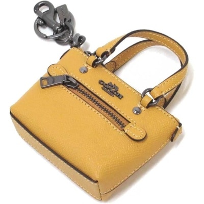 COACH - 【COACH】托特包造型零錢包-桔黃