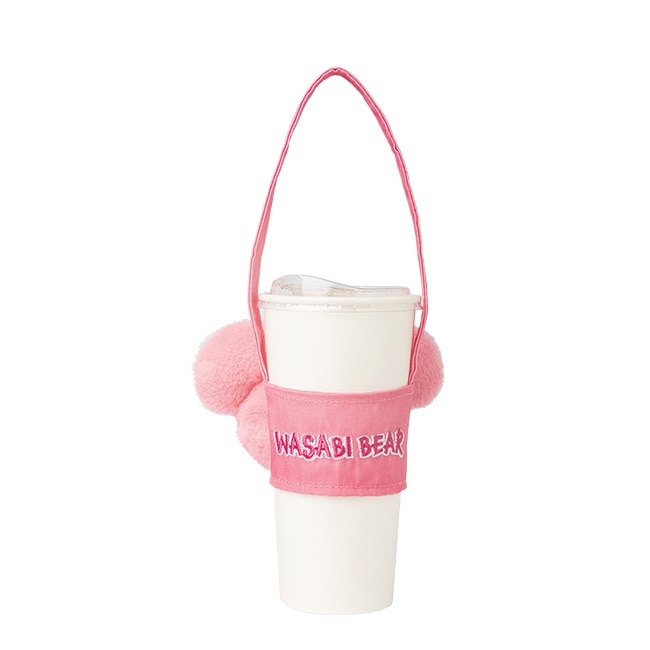 【Wasabi bear 芥末熊】出門必Bear飲料提袋-Pinksabi款