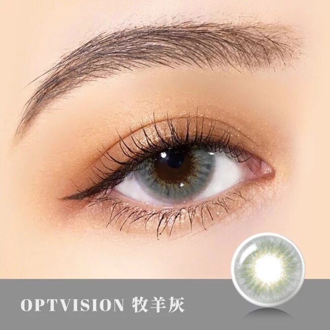 3.25 OPT綺想世界每日拋棄式彩色隱形眼鏡10片裝-牧羊灰 image