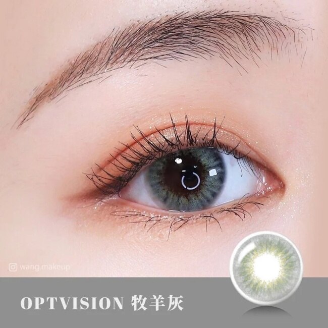 3.25 OPT綺想世界每日拋棄式彩色隱形眼鏡10片裝-牧羊灰 image
