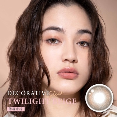 DECORATIVE 視妝美 - 0.00 薄暮米棕 DECORATIVE 視妝美月拋軟性隱形眼鏡1入