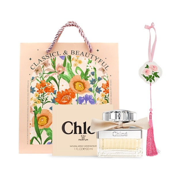 Chloe' 同名女性淡香精 30ml 玫瑰香氛擴香組 (附玫瑰擴香石+秘密花園禮袋)-母親節限定-專櫃公司貨