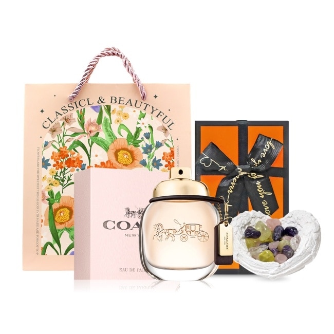 COACH 時尚經典女性淡香精 30ml 天使之翼水晶開運香氛組 (附秘密花園禮袋)-國際航空版 image