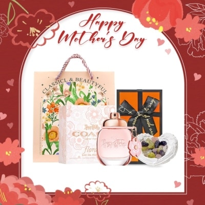 COACH - COACH 芙洛麗女性淡香精 30ml 天使之翼水晶開運香氛組 (附秘密花園禮袋)-國際航空版