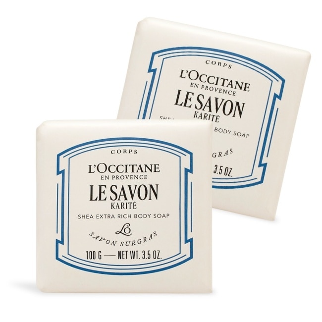 L’OCCITANE 歐舒丹 乳油木牛奶皂(100g)X2-新版-專櫃公司貨