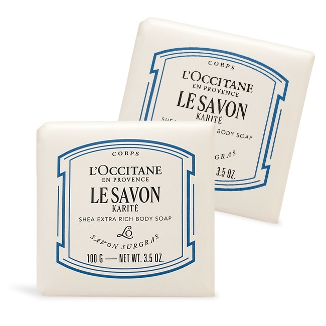 L’OCCITANE 歐舒丹 乳油木牛奶皂(100g)X2-新版-專櫃公司貨