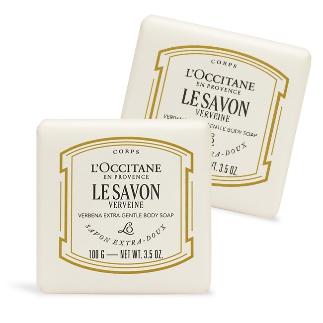 L’OCCITANE 歐舒丹 乳油木馬鞭草皂(100g)X2-新版-專櫃公司貨