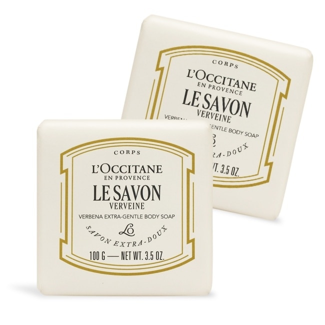 L’OCCITANE 歐舒丹 乳油木馬鞭草皂(100g)X2-新版-專櫃公司貨