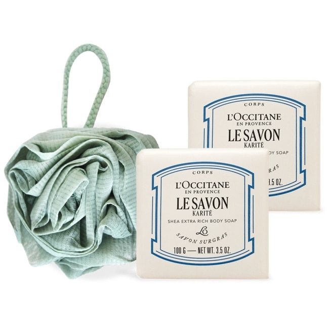 L’OCCITANE 歐舒丹 普羅旺斯香氛皂極致寵愛組-牛奶(100g)X2-專櫃公司貨