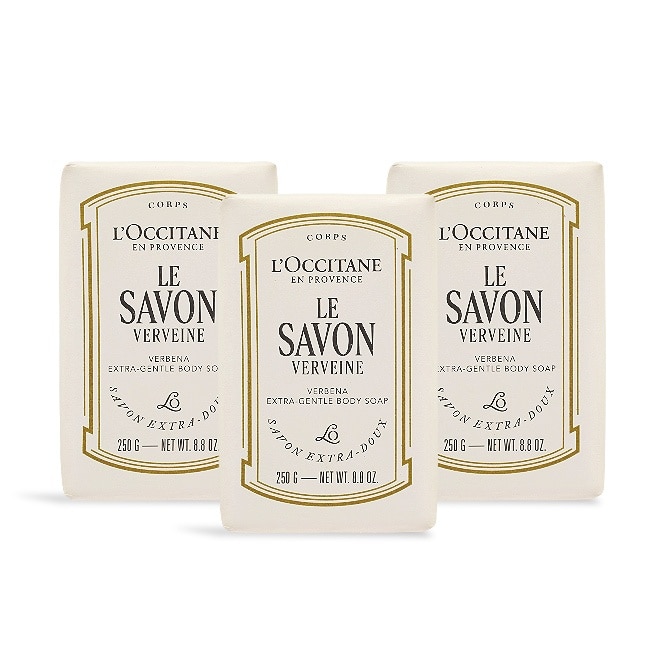 L’OCCITANE 歐舒丹 乳油木馬鞭草皂(250g)X3-新版-專櫃公司貨