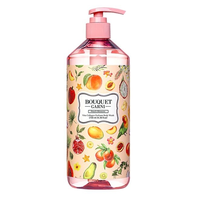 Bouquet Garni 璞珈妮維他膠原Q嫩潔膚露-蜜桃香750ml
