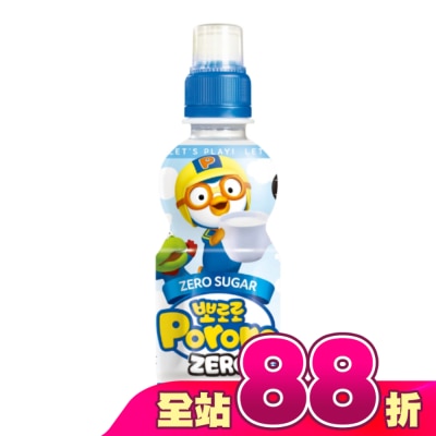 PORORO - 啵樂樂-無糖乳酸飲料(牛奶口味)235ml