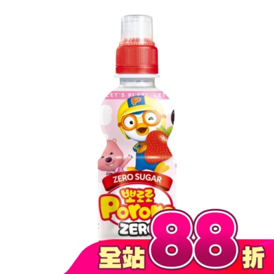 PORORO - 啵樂樂-無糖乳酸飲料(草莓口味)235ml