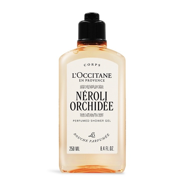 L’OCCITANE 歐舒丹 橙花蘭花沐浴膠(250ml)-新版-專櫃公司貨