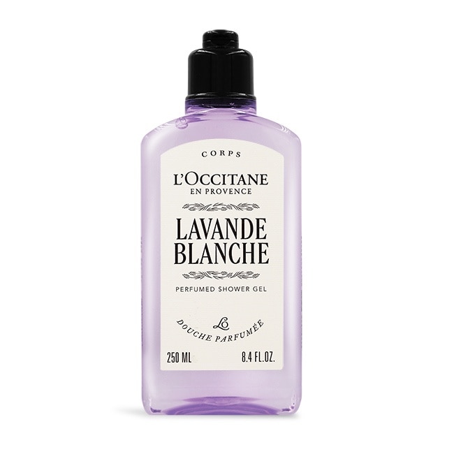 L’OCCITANE 歐舒丹 白薰衣草沐浴膠(250ml)-新版-專櫃公司貨