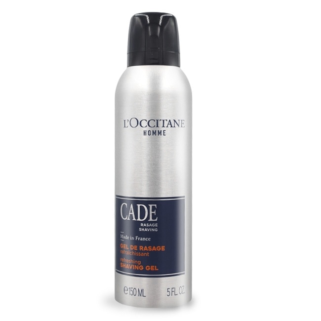 L’OCCITANE 歐舒丹 簡約男士沁涼舒緩刮鬍膠(150ml)-專櫃公司貨