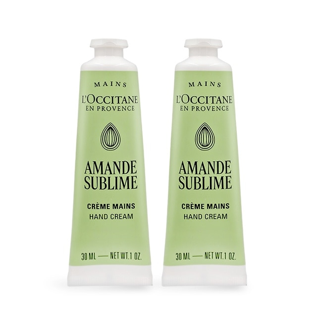 L’OCCITANE 歐舒丹 杏仁極緻護手霜(30ml)X2-專櫃公司貨