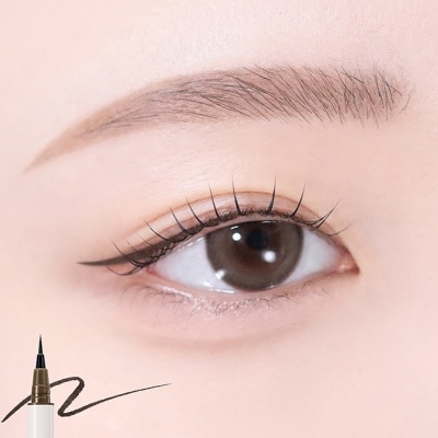 PERIPERA - PERIPERA 速型極細眼線液 02灰褐棕-0.45g