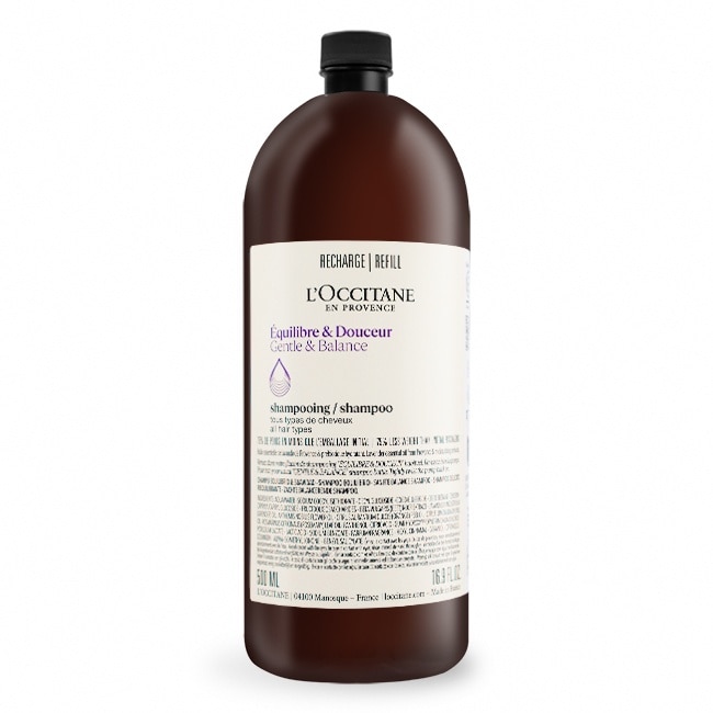 L'OCCITANE 歐舒丹 草本平衡洗髮乳補充瓶(500ml)-新包裝-專櫃公司貨