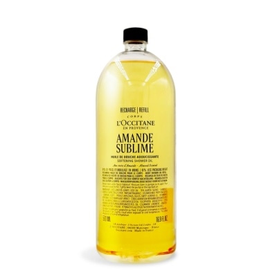 L OCCITANE - L’OCCITANE 歐舒丹 杏仁極緻柔膚沐浴油補充瓶(500ml)-專櫃公司貨 image