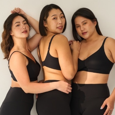 FASHION FOR YES - 24HRS無感失憶內衣(美背-黑PLUS+)