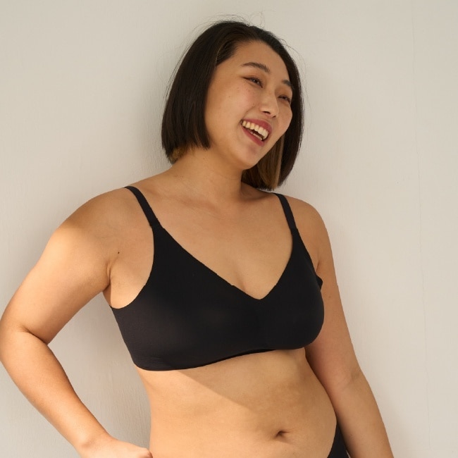 24HRS無感失憶內衣(美背-黑PLUS+)