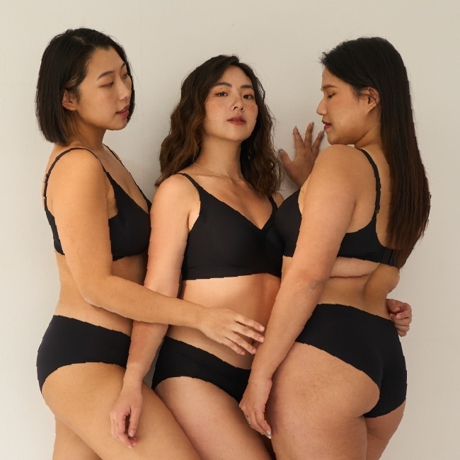 24HRS無感失憶內衣(美背-黑PLUS+)
