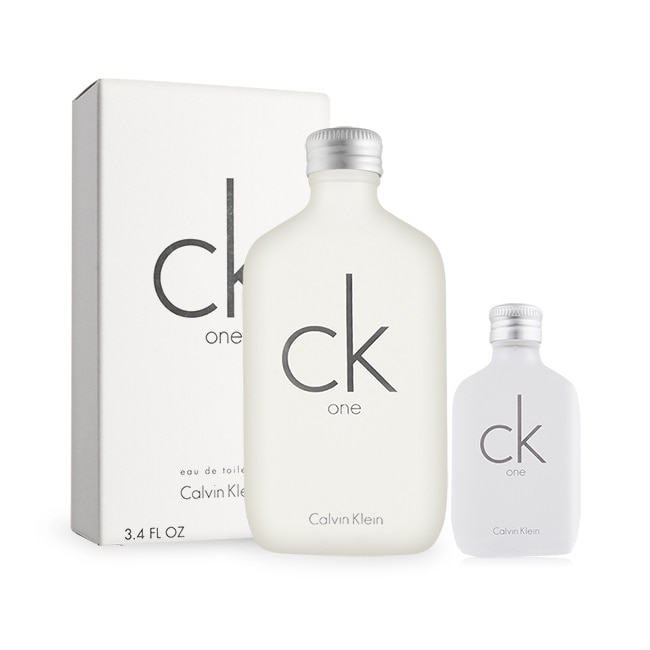 Calvin Klein CK ONE中性淡香水 經典限定雙享組(100ml+15ml隨行瓶)-國際航空版