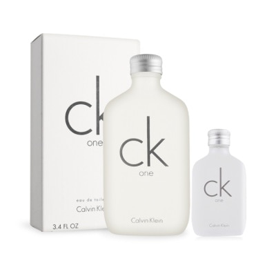 CalvinKlein - Calvin Klein CK ONE中性淡香水 經典限定雙享組(100ml+15ml隨行瓶)-國際航空版