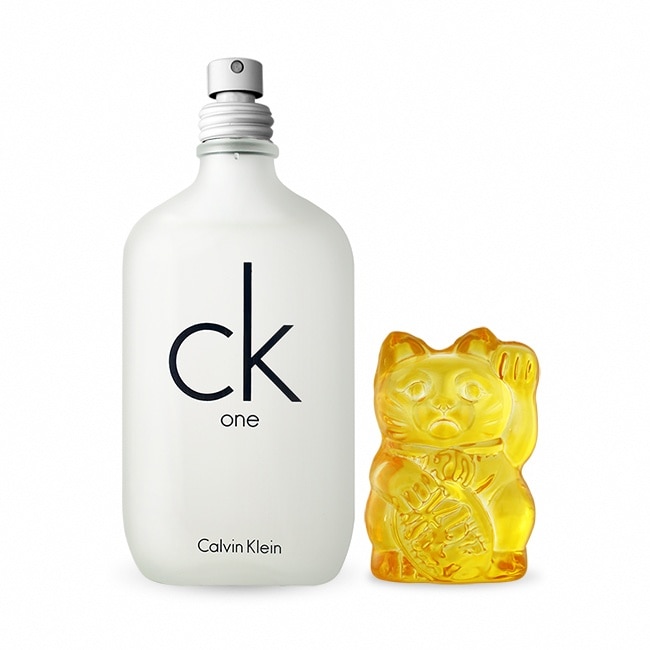 Calvin Klein CKONE 中性淡香水招財納福守護組(100mlTESTER+招財貓大擺飾)-專櫃公司貨